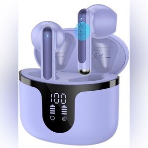 Wireless Earbuds, Bluetooth Headphones 5.4 Stereo 50 Hour Playback Ear Buds